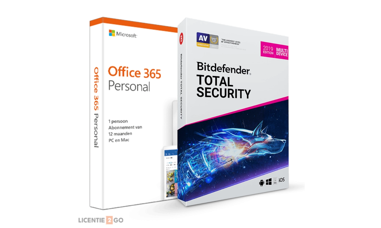 Voordeelbundel: Office 365 Personal + Bitdefender Total Security 5 ...